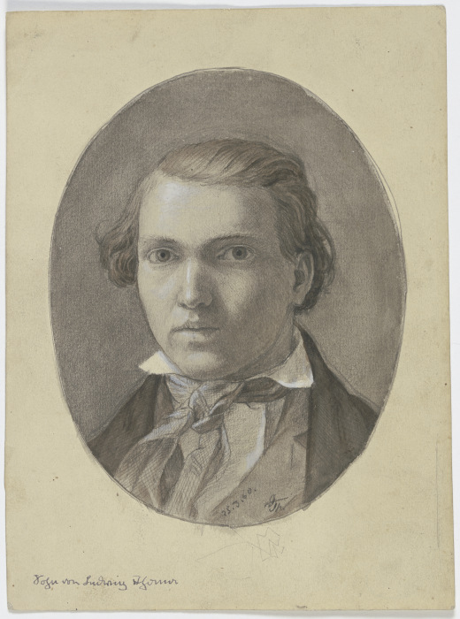 Porträt eines Sohnes von Ludwig Thoma von Hans Thoma