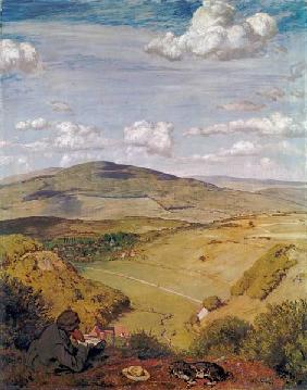 Hans Thoma, Blick ins Tal(Taunus)/1890 1890