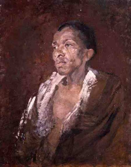 Study of a black man von Harold Gilman