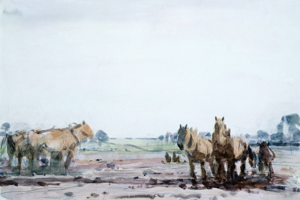 Plough Horses von Harry Becker
