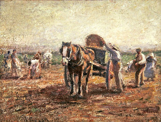 The Potato Pickers von Harry Fidler