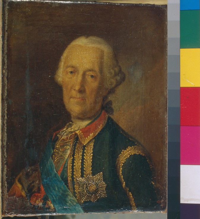 Porträt des Ingenieurs, Generalfeldmarschalls und Politikers Burkhard Christoph Graf von Münnich (16 von Heinrich Buchholz