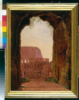 Blick in das Colosseum zu Rom Studie Um 1827