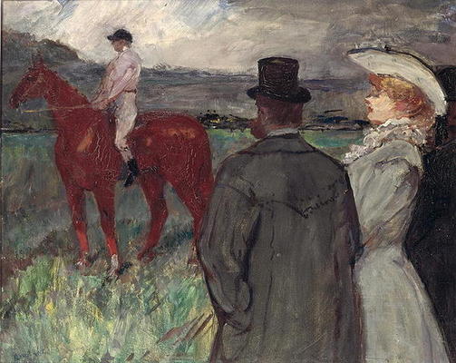 At the Racecourse, 1899 (oil on canvas) von Henri de Toulouse-Lautrec