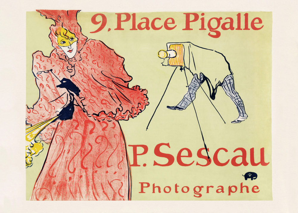 Le Photographe Sescau (1894) von Henri de Toulouse-Lautrec