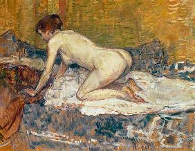 Red-Headed Nude Crouching 1897