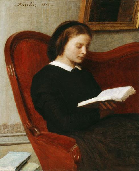 H.Fantin-Latour, La liseuse