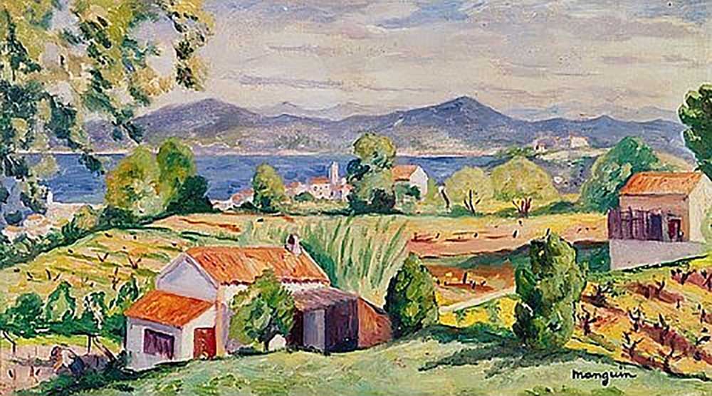 Vue sur le Golfe de St. Tropez von Henri-Charles Manguin