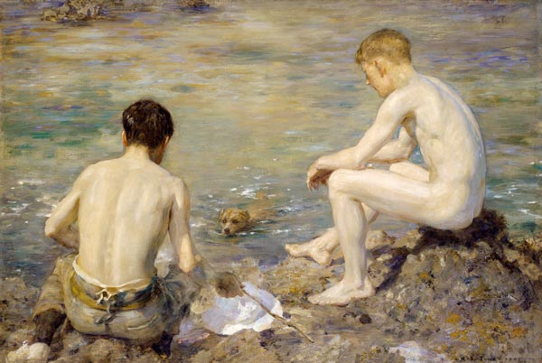 Three Companions von Henry Scott Tuke