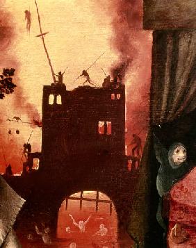 Tondal's Vision, detail of the burning gateway