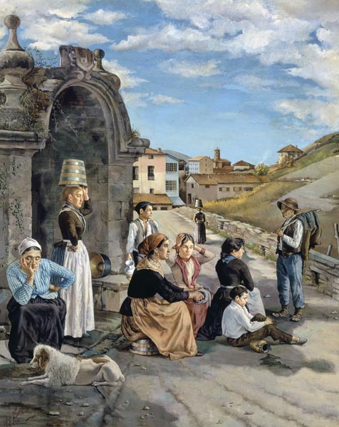 The Spring of Eibar von Ignazio Zuloaga