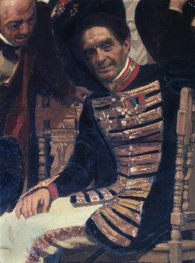 Der Komponist Fürst Alexei Lwow (1799-1870) (Detail des Bildes Slawische Komponisten) 1872