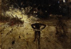 Attentat auf W. von Plehwe 1904 / Repin