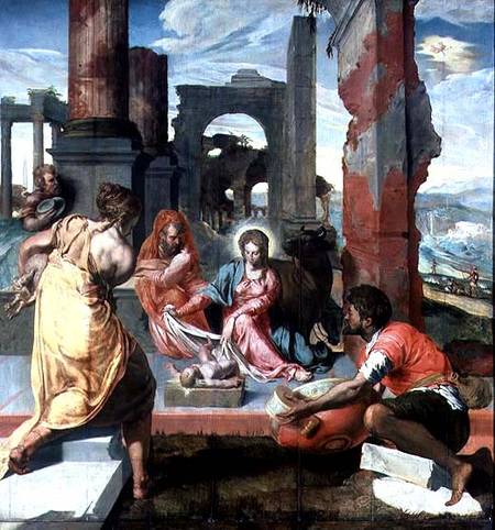 The Adoration of the Shepherds von Scuola pittorica italiana
