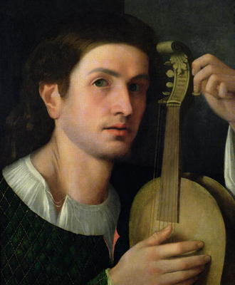 The Lyre, c.1515 (panel) von Italian School, (16th century)