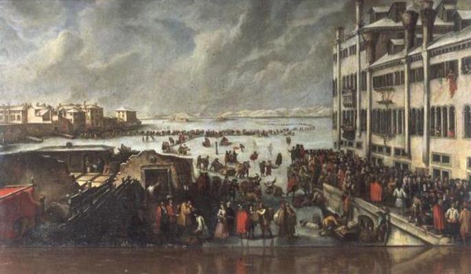 Ice on the Lagoon von Italian School, (18th century)