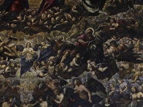 Tintoretto, Paradies, Ausschnitt