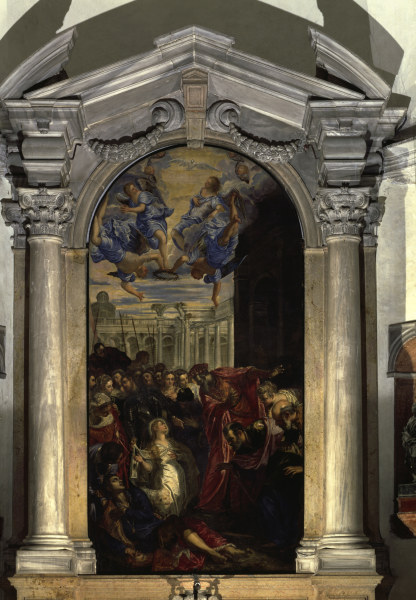 Tintoretto / Agnes raises Licinius von Jacopo Robusti Tintoretto