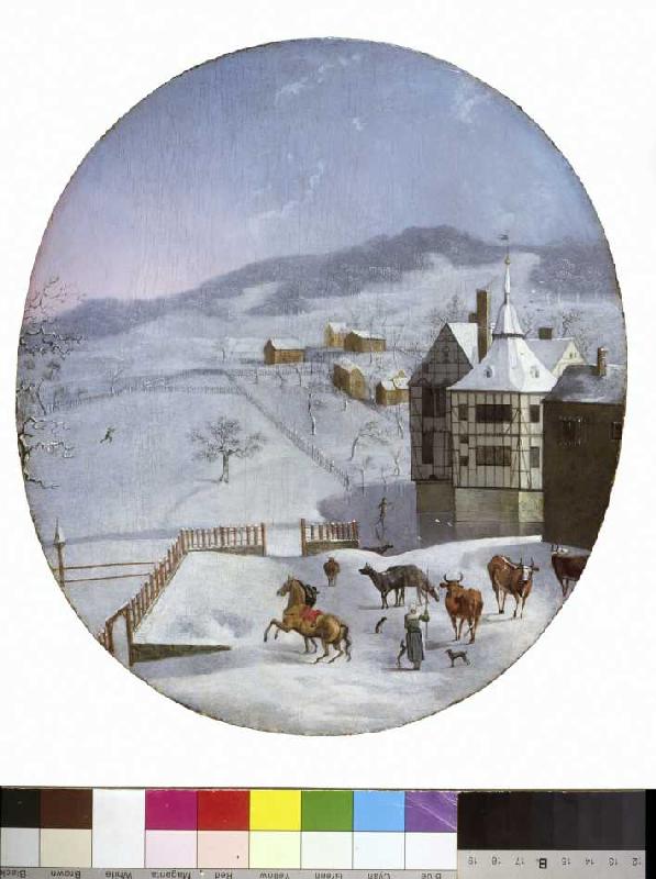 Winterlandschaft. von Jakob Grimmer