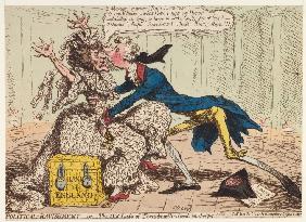 Die alte Lady aus der Threadneedle Street in Gefahr! 1797