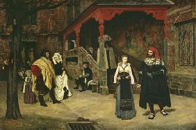 The Meeting of Faust and Marguerite 1860