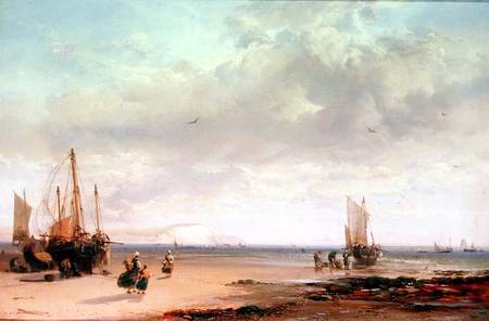 A Coastal Scene von James Webb