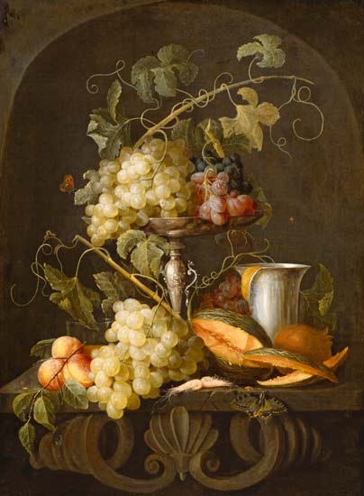 Stillleben mit Früchten von Jan Davidsz de Heem