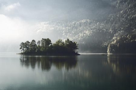 Morgennebel lichtet sich