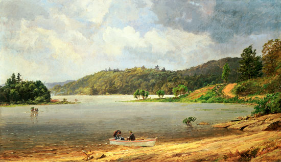 On the Wawayanda Lake, New Jersey von Jasper Francis Cropsey