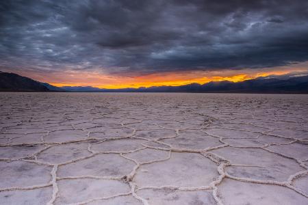 Badwater-Sonnenuntergang