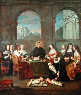 St. Vincent de Paul and the Sisters of Charity c.1729