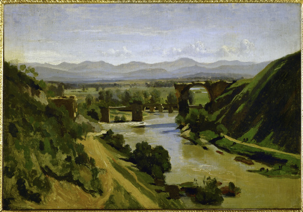 Brücke bei Narni von Jean-Baptiste Camille Corot