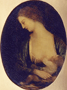 Die Madonna von Verneuil von Jean-Baptiste Camille Corot
