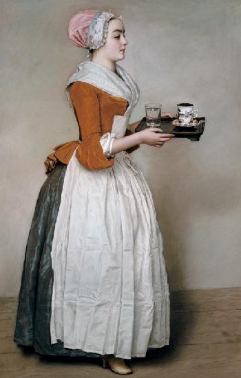 Das Schokoladenmädchen - Jean-Étienne Liotard