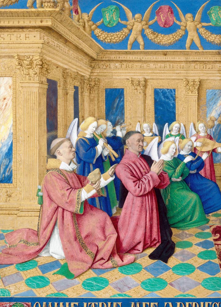 Étienne Chevalier mit dem heiligen Stephanus von Jean Fouquet