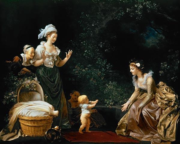 Die ersten Schritte (gemalt mit Marguerite Gérard) 1780-85