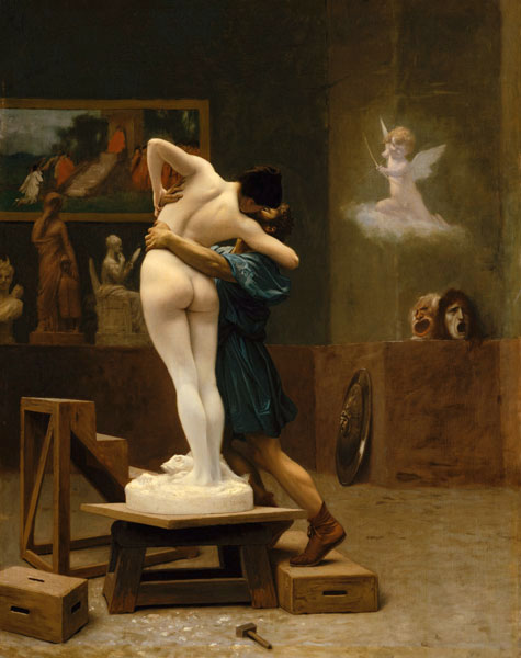 Pygmalion und Galathee von Jean-Léon Gérome