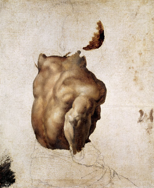 Study of a Torso for The Raft of the Medusa von Jean Louis Théodore Géricault