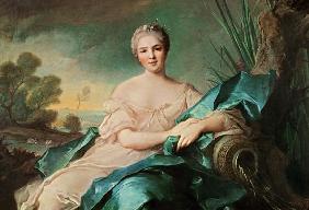 Portrait of Victoire de France as the element Water (oil on canvas) 19th