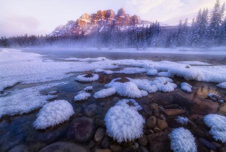 Der Winterzauber der Rocky Mountains