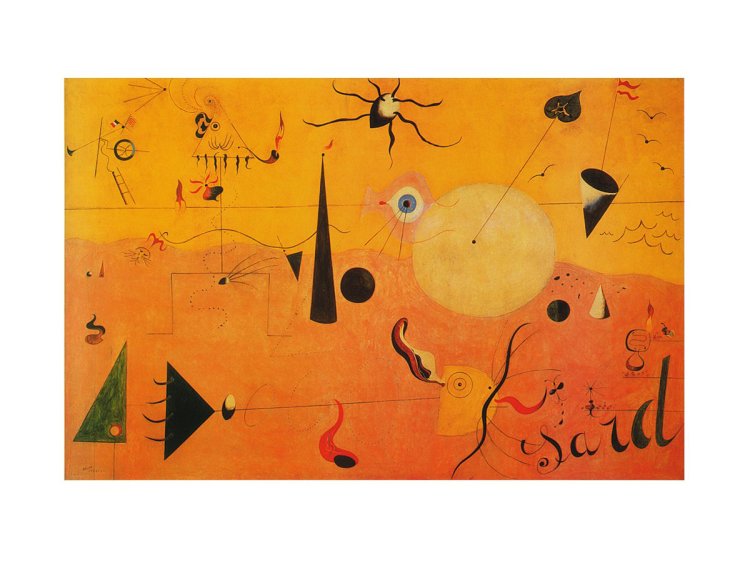Bild:  Joan Miró - Paysage Catalan  - (JM-296)
