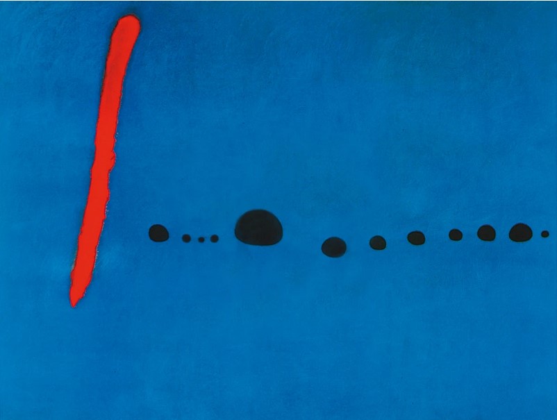Bild:  Joan Miró - Blue II, 4-3-61  - (JM-276)