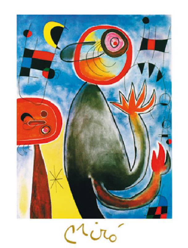 Bild:  Joan Miró - Les echelles en roue - (JM-272)