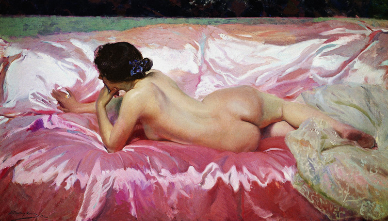 Weiblicher Akt von Joaquin Sorolla