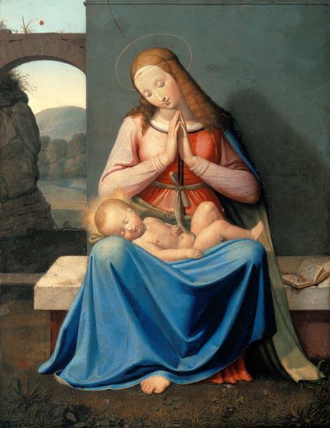 Die Madonna vor der Mauer 1811