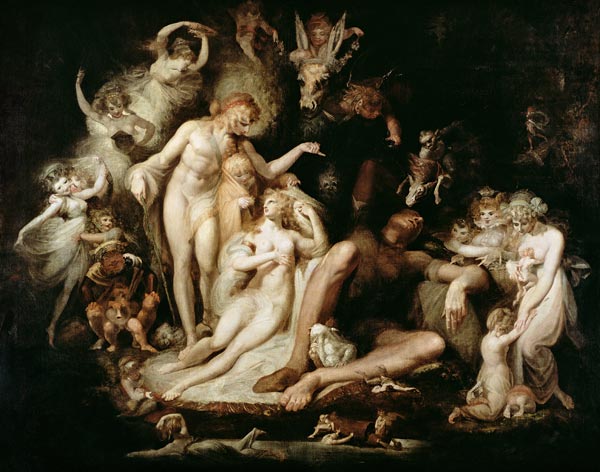 Titanias Erwachen von Johann Heinrich Füssli