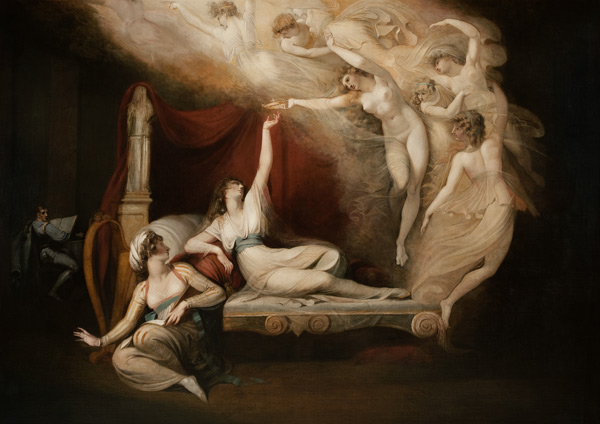 Die Vision der Katharina von Aragon von Johann Heinrich Füssli