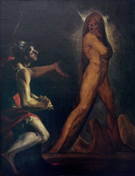 Odysseus und Schatten Ajas von Johann Heinrich Füssli