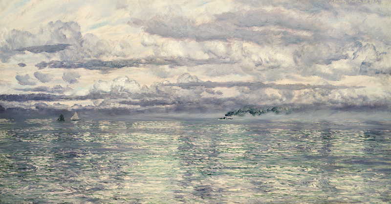 A Pearly Summer Seascape von John Brett