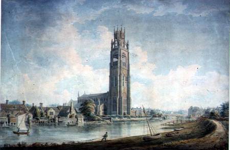 Boston Stump: view from the South-west von John Buckler